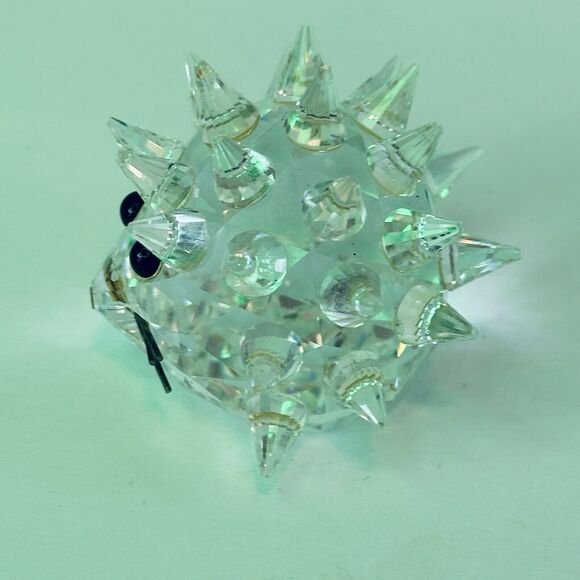 Swarovski Silver Crystal Hedgehog figurine 7630 NR 040 Original Box VINTAGE - Picture 15 of 15